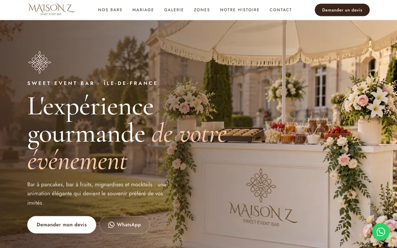 Site Maison Z — création MedAgency