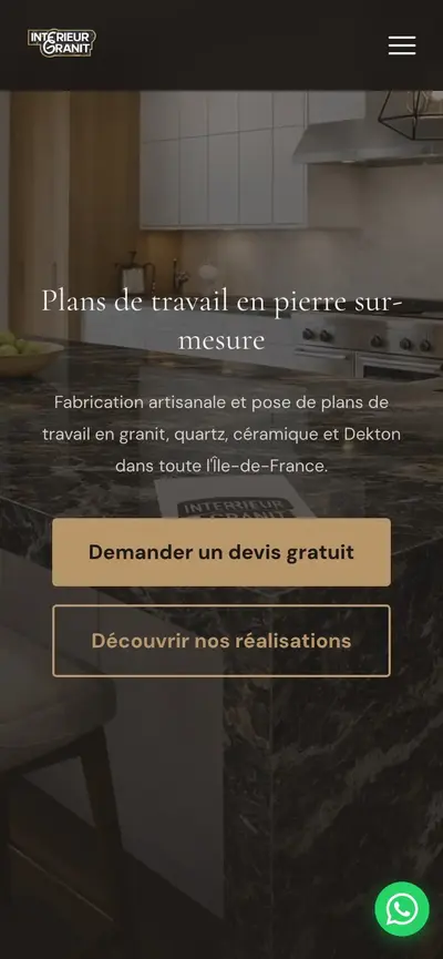 Site web client MedAgency mobile