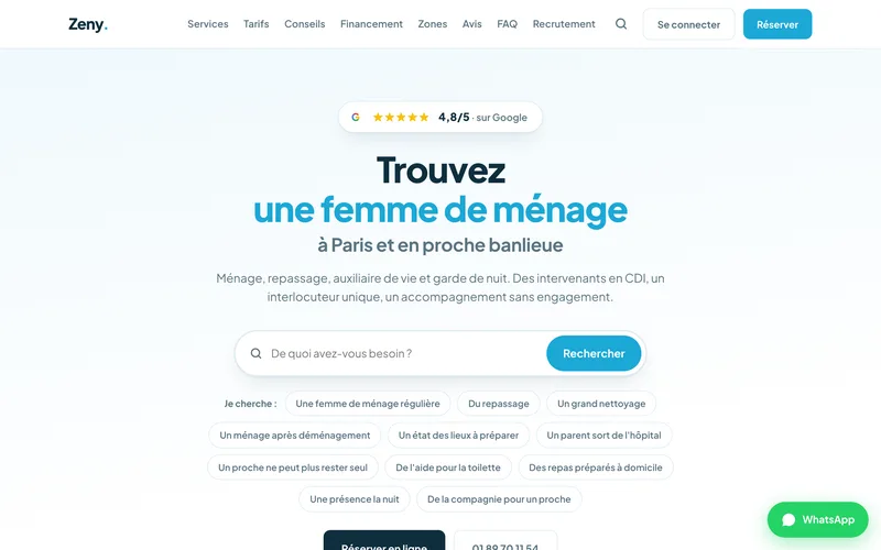 Site Zeny — création MedAgency